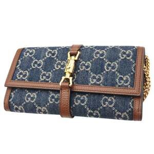 Gucci Jackie Continental Chain Wallet #245625G10B